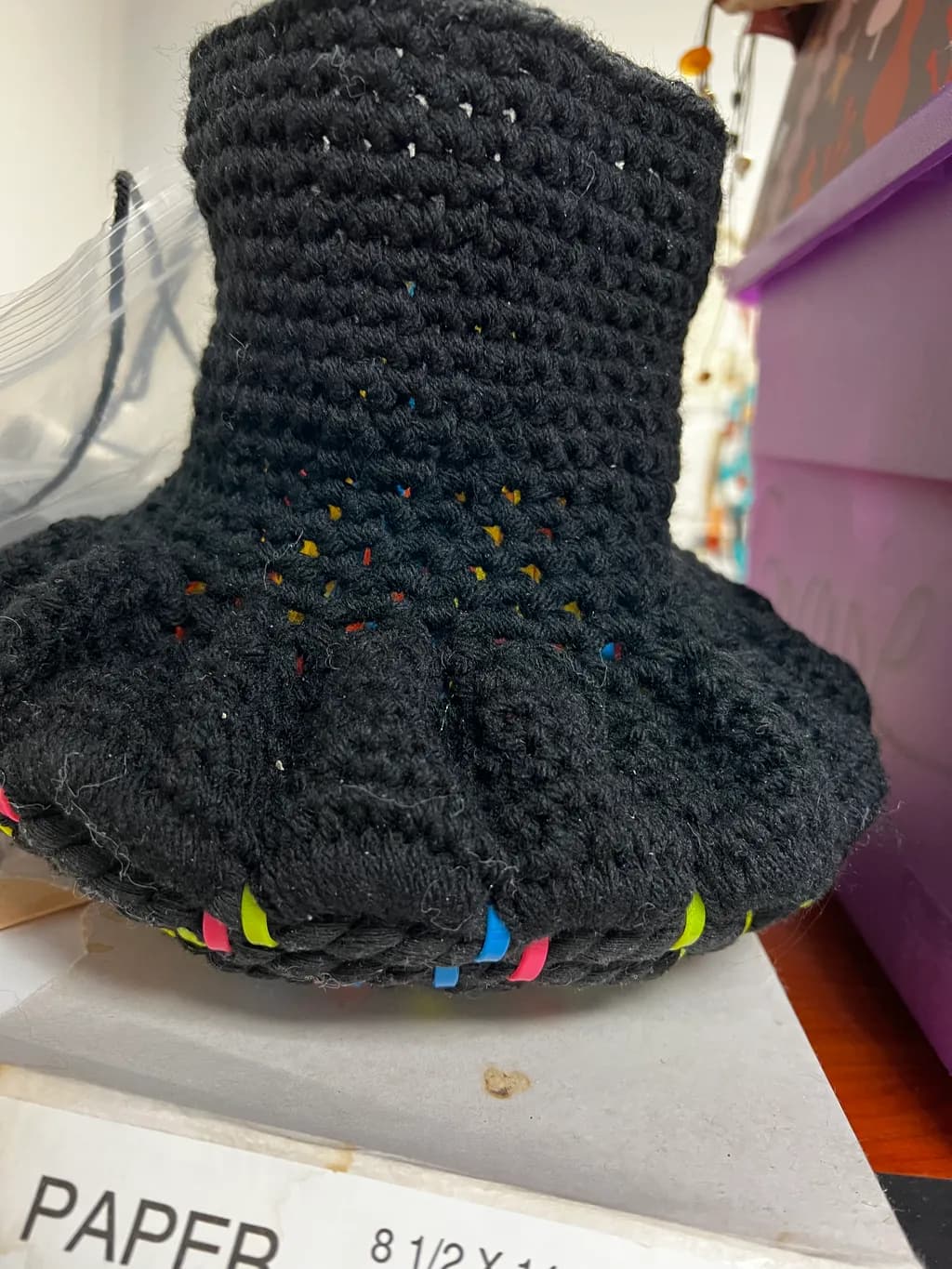 Speckled Crochet Boot
