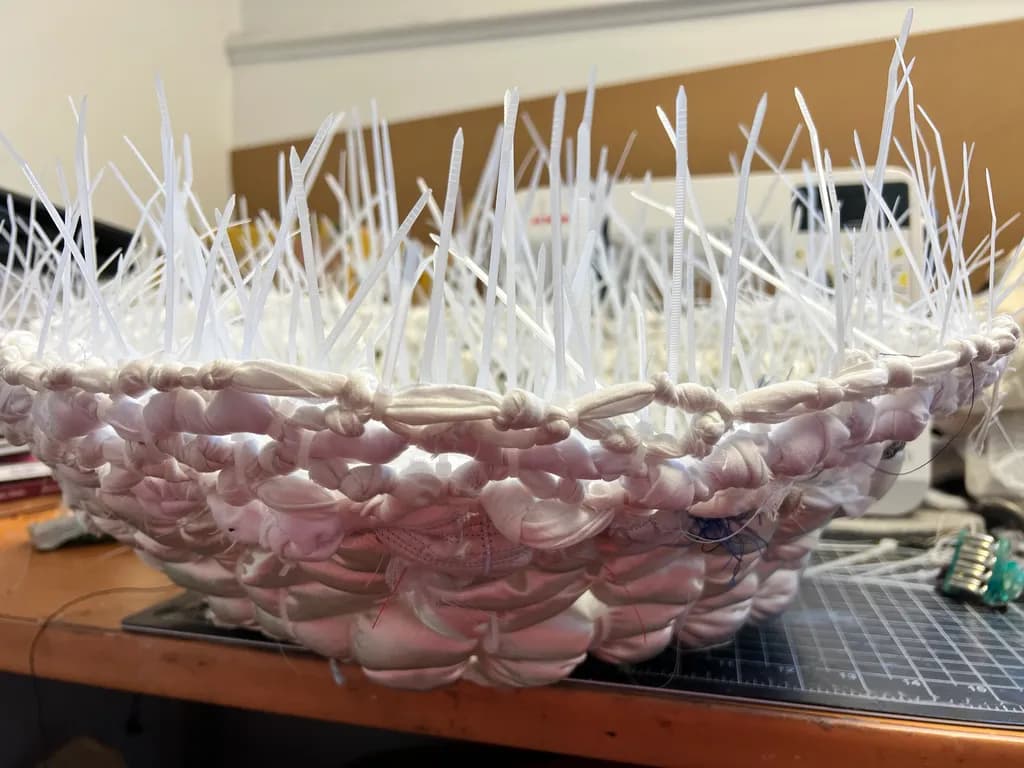 Spiked Woven Bowl