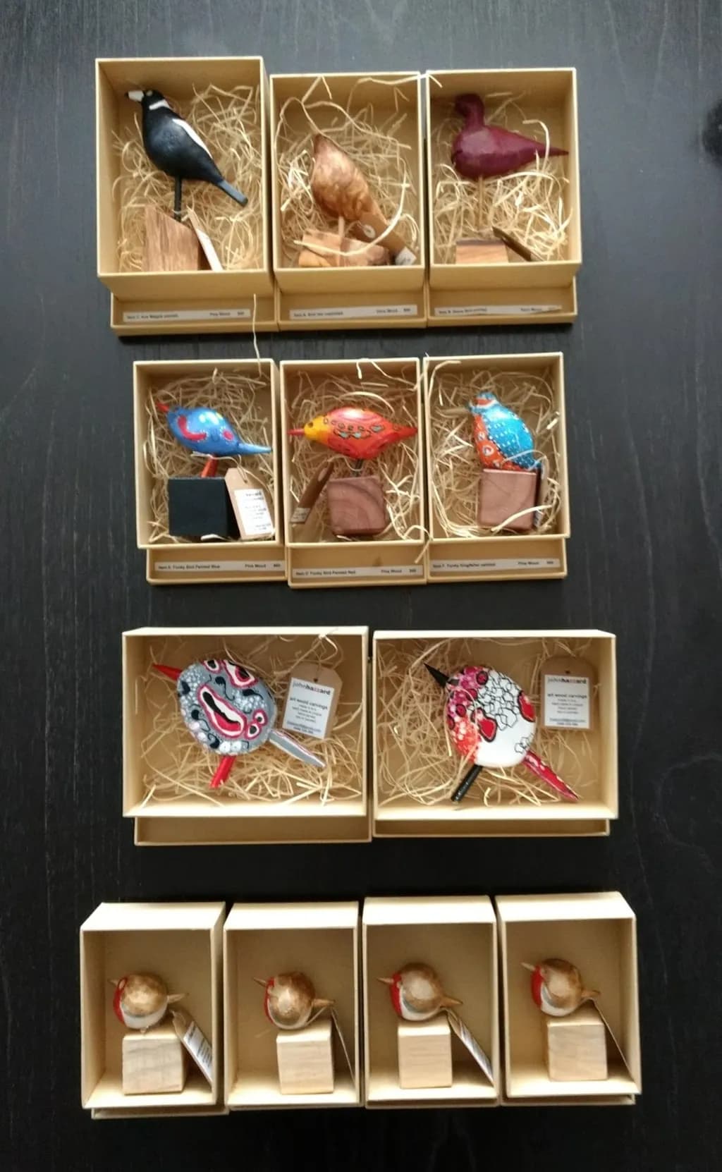 Whittled Songbirds Collection