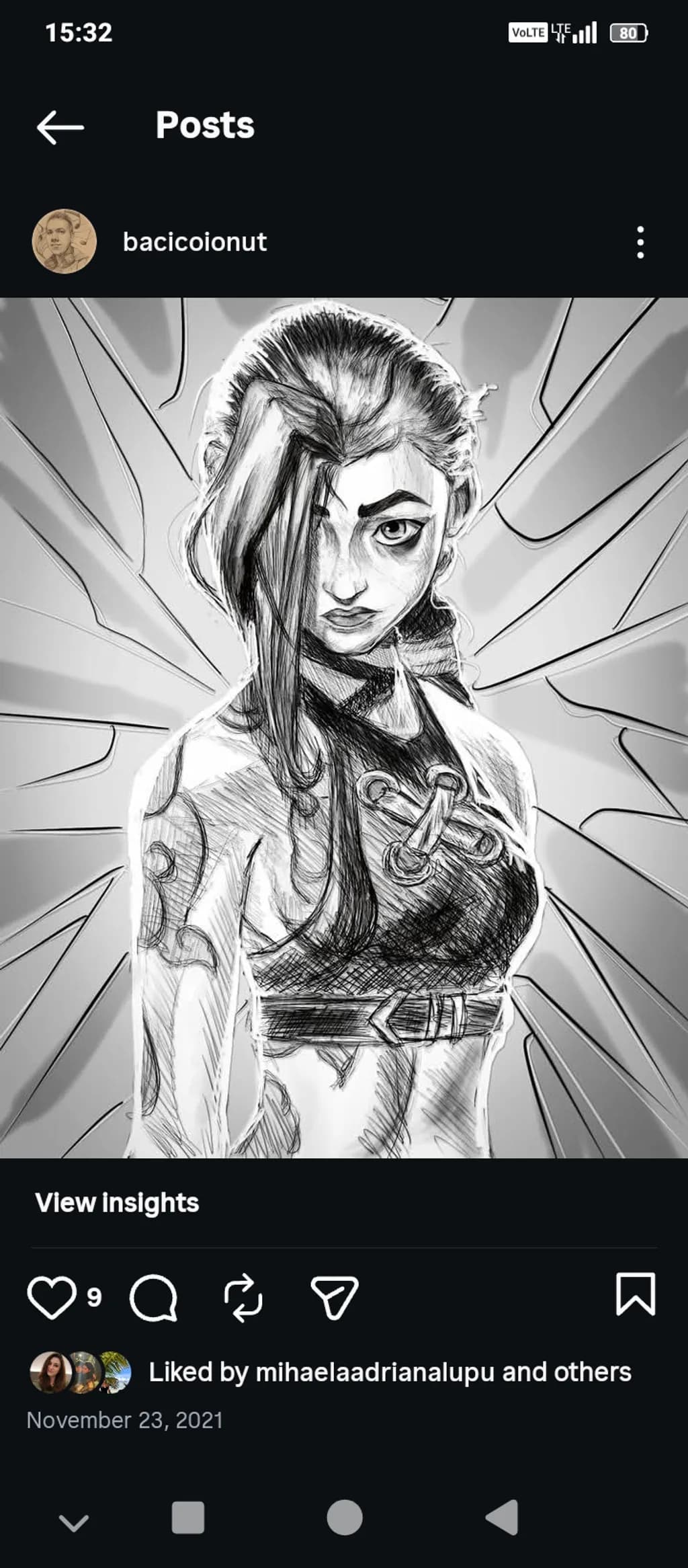 Determined Gaze
