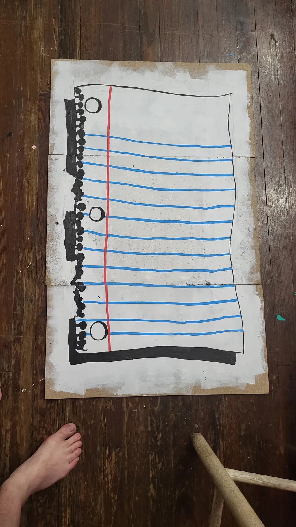 Torn Notebook Page