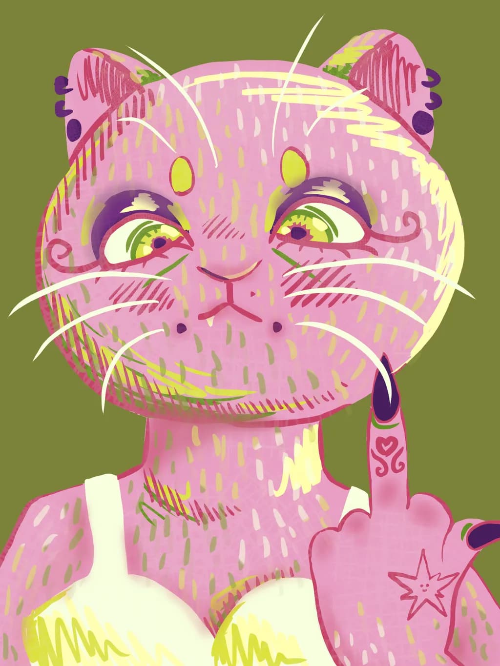 Defiant Feline