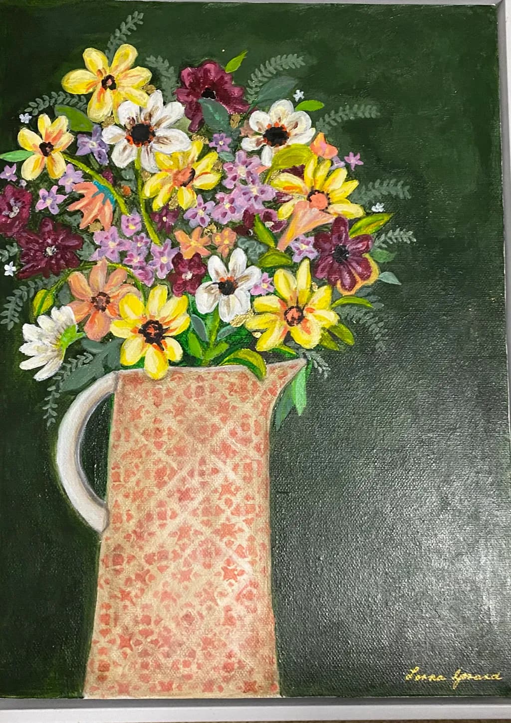 Floral Pitcher Arrangement