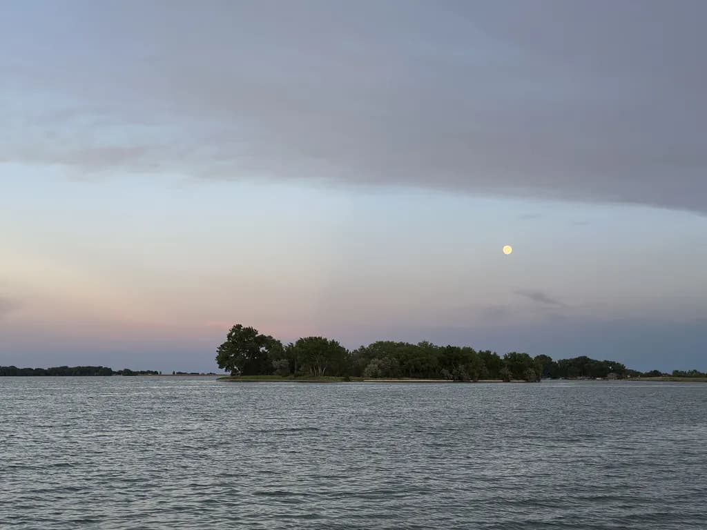 Moonlit Island Calm