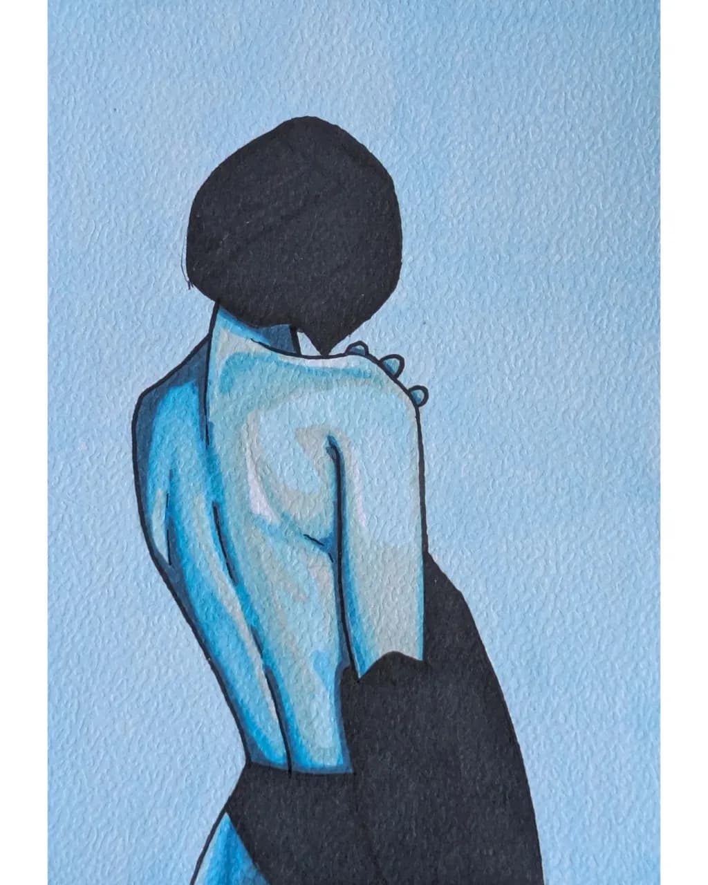 Blue Silhouette