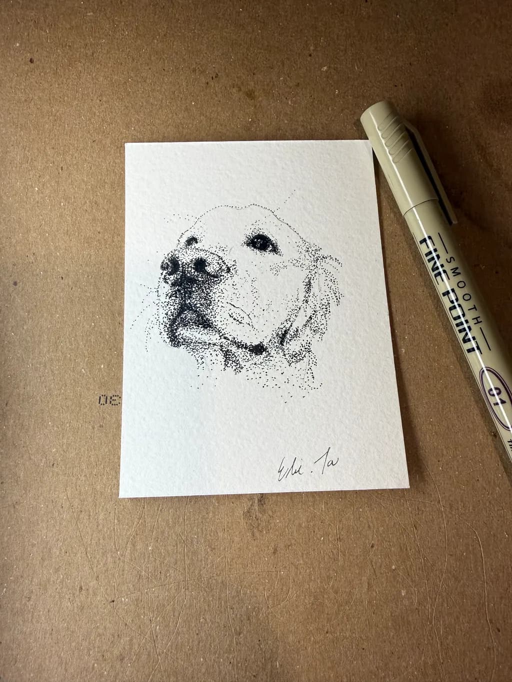 Pointillist Retriever