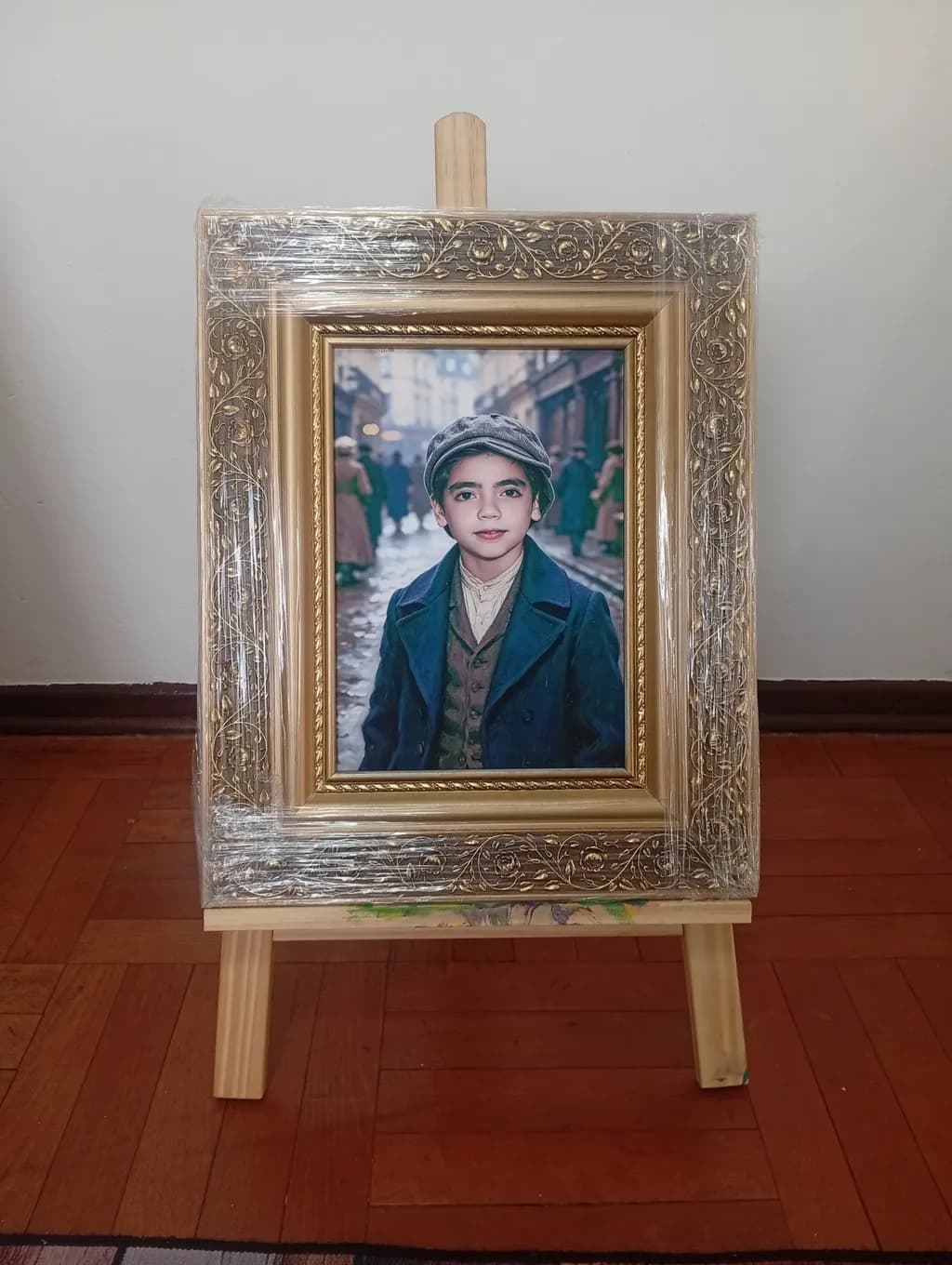 Boy in Vintage Coat