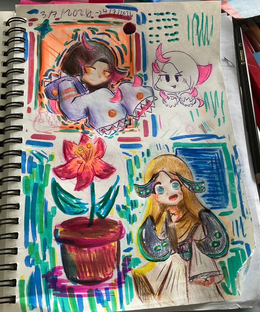 Blooming Characters