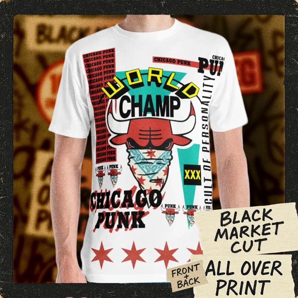 Chicago Punk World Champ Tee (Front)