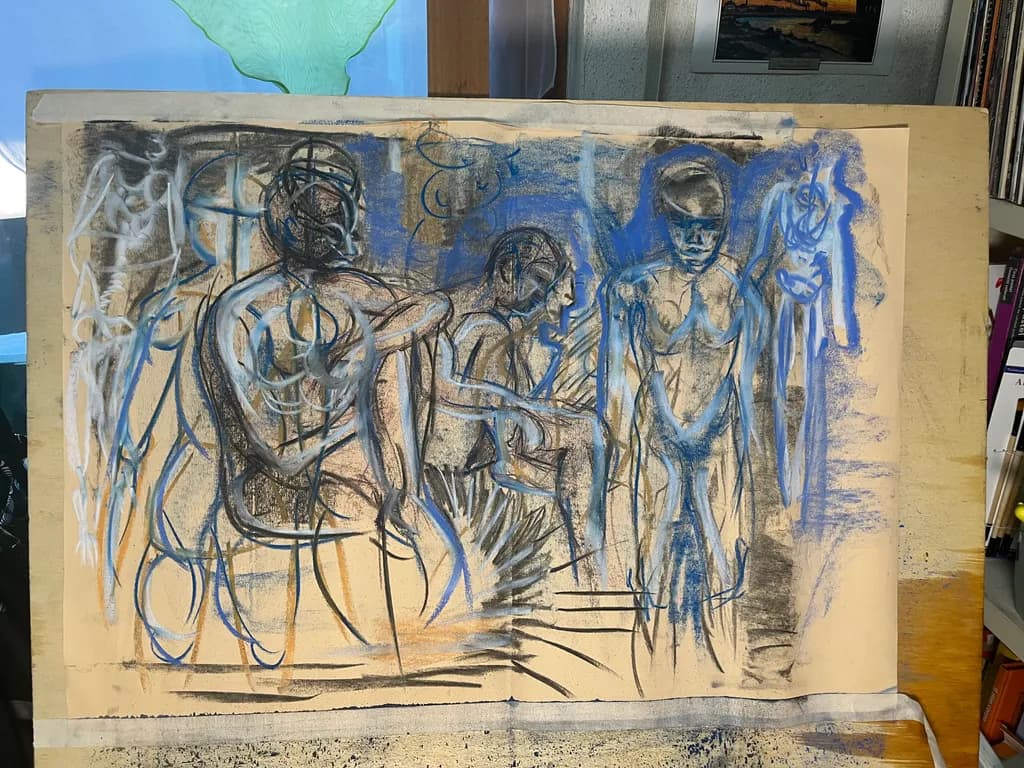Contours in Blue