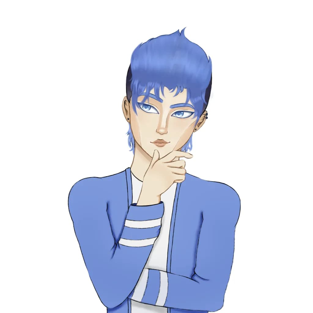 Blue Contemplation
