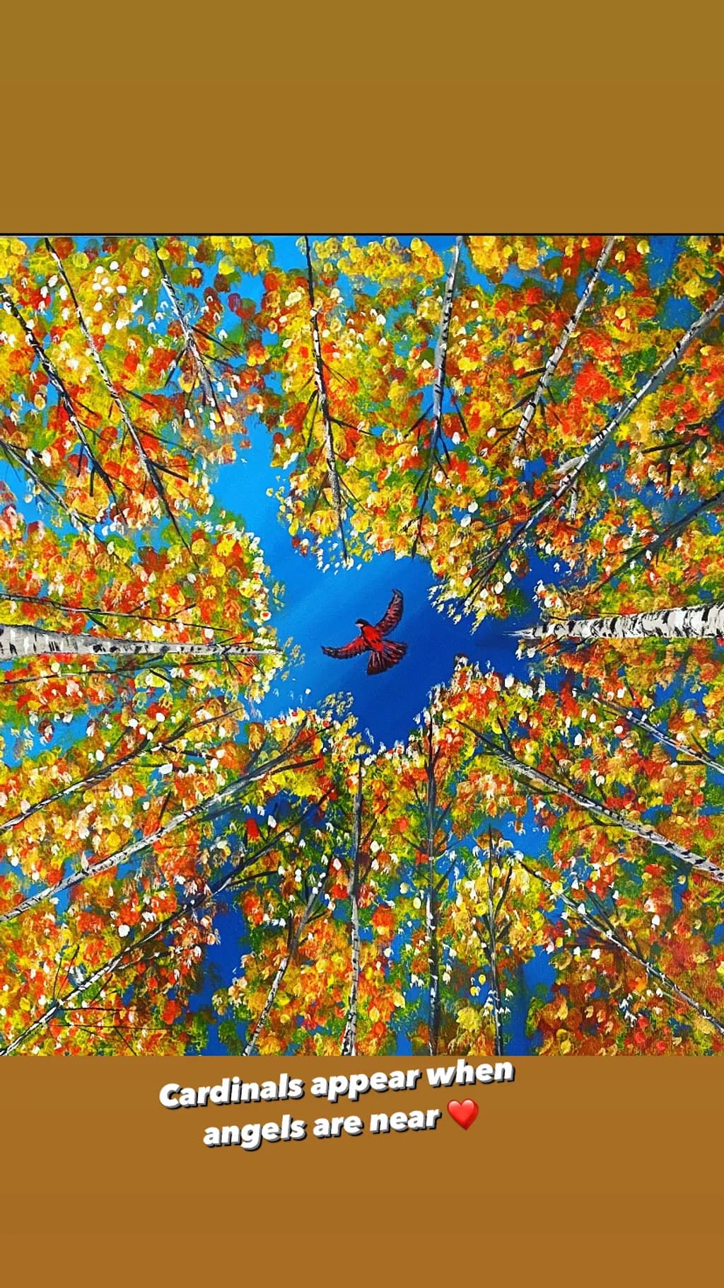 Autumn Cardinal Flight