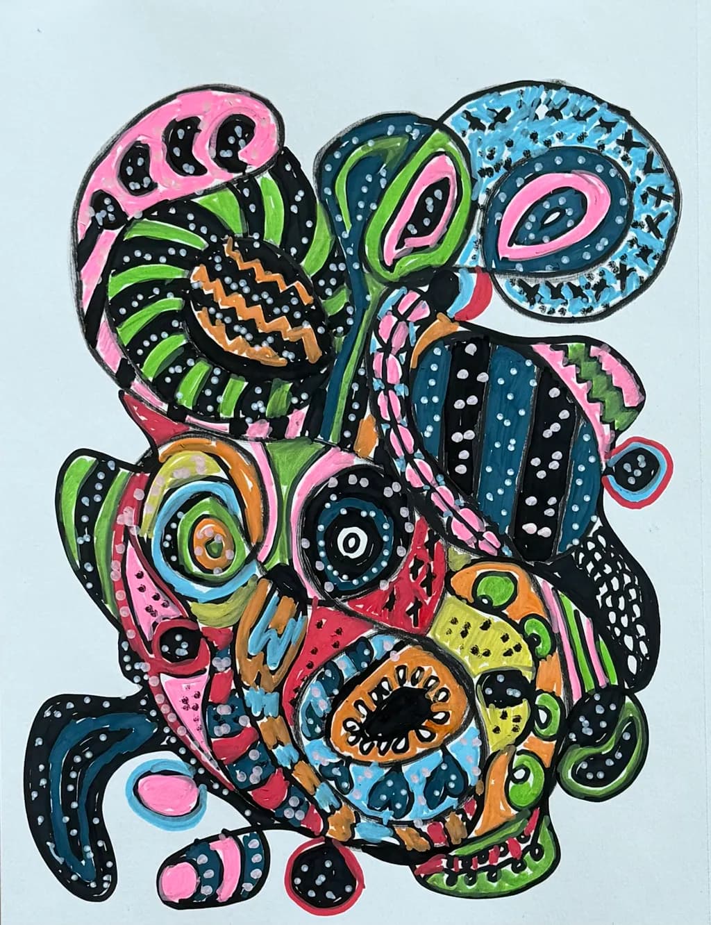 Kaleidoscopic Tangle