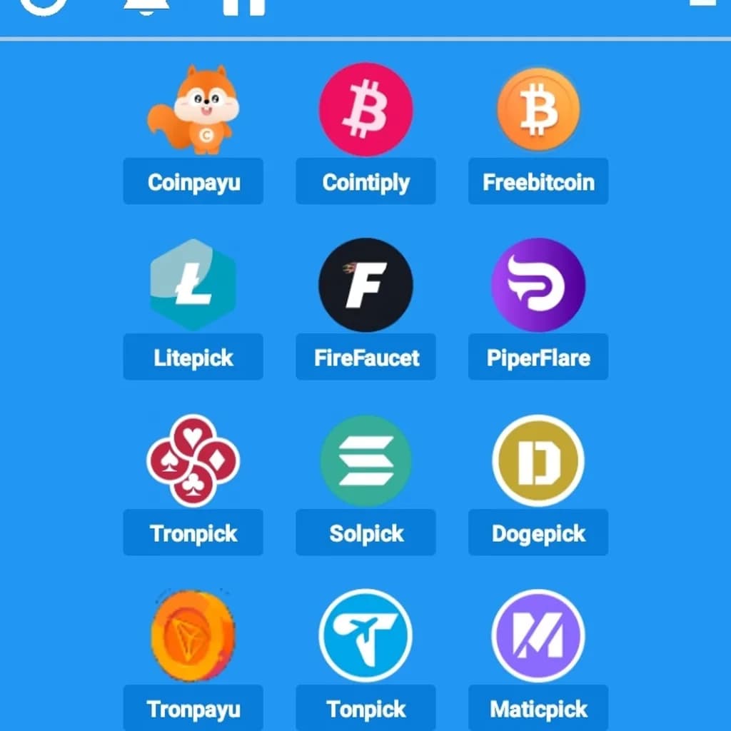 Crypto Faucet Icons