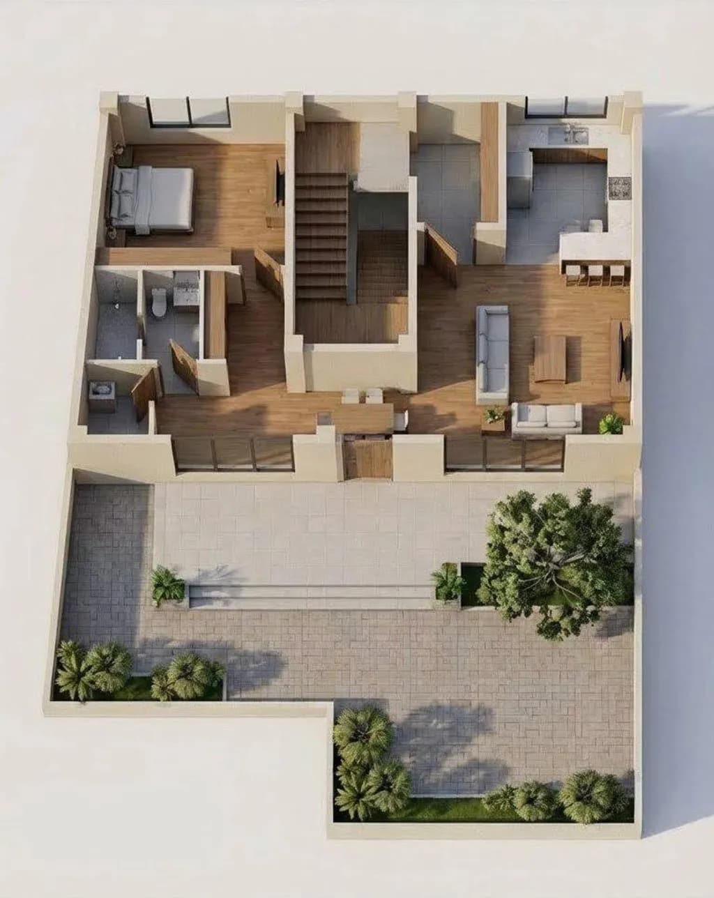 Contemporary Ground Floor Plan