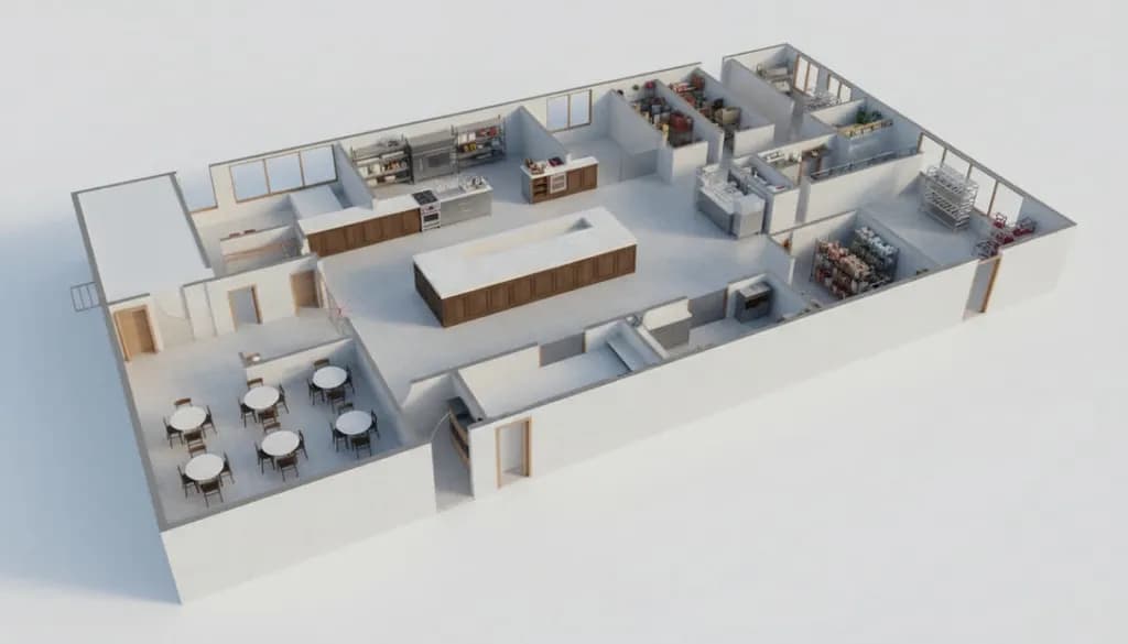 Commercial Kitchen Blueprint