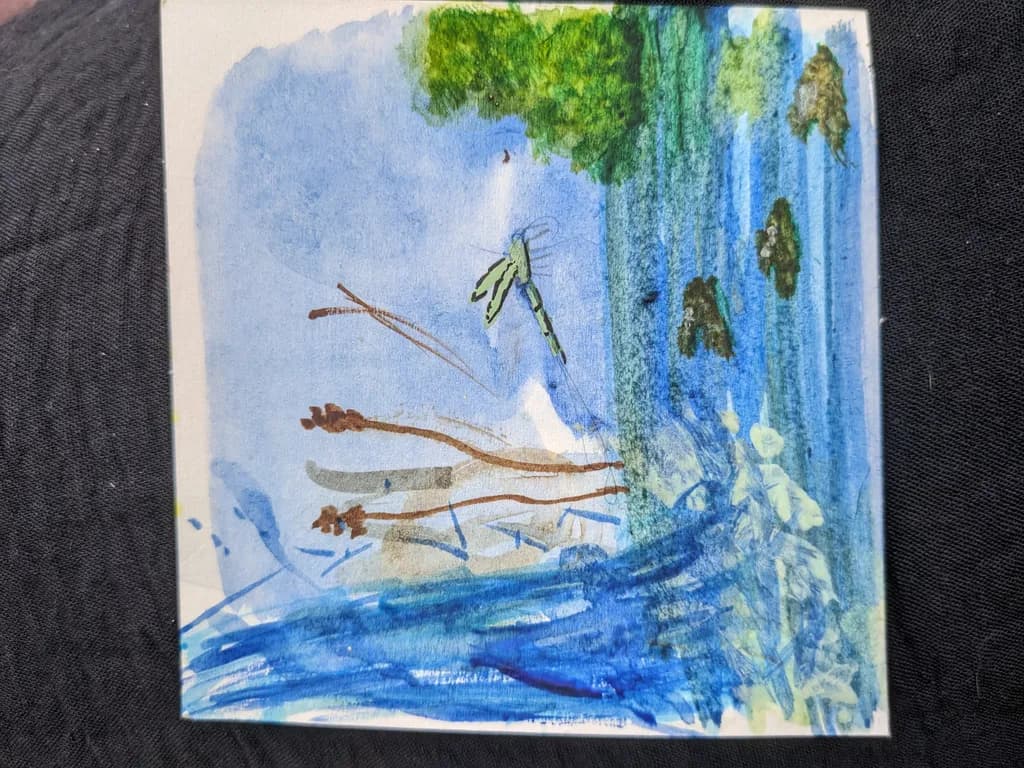 Dragonfly by the Water