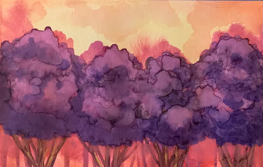 Purple Trees