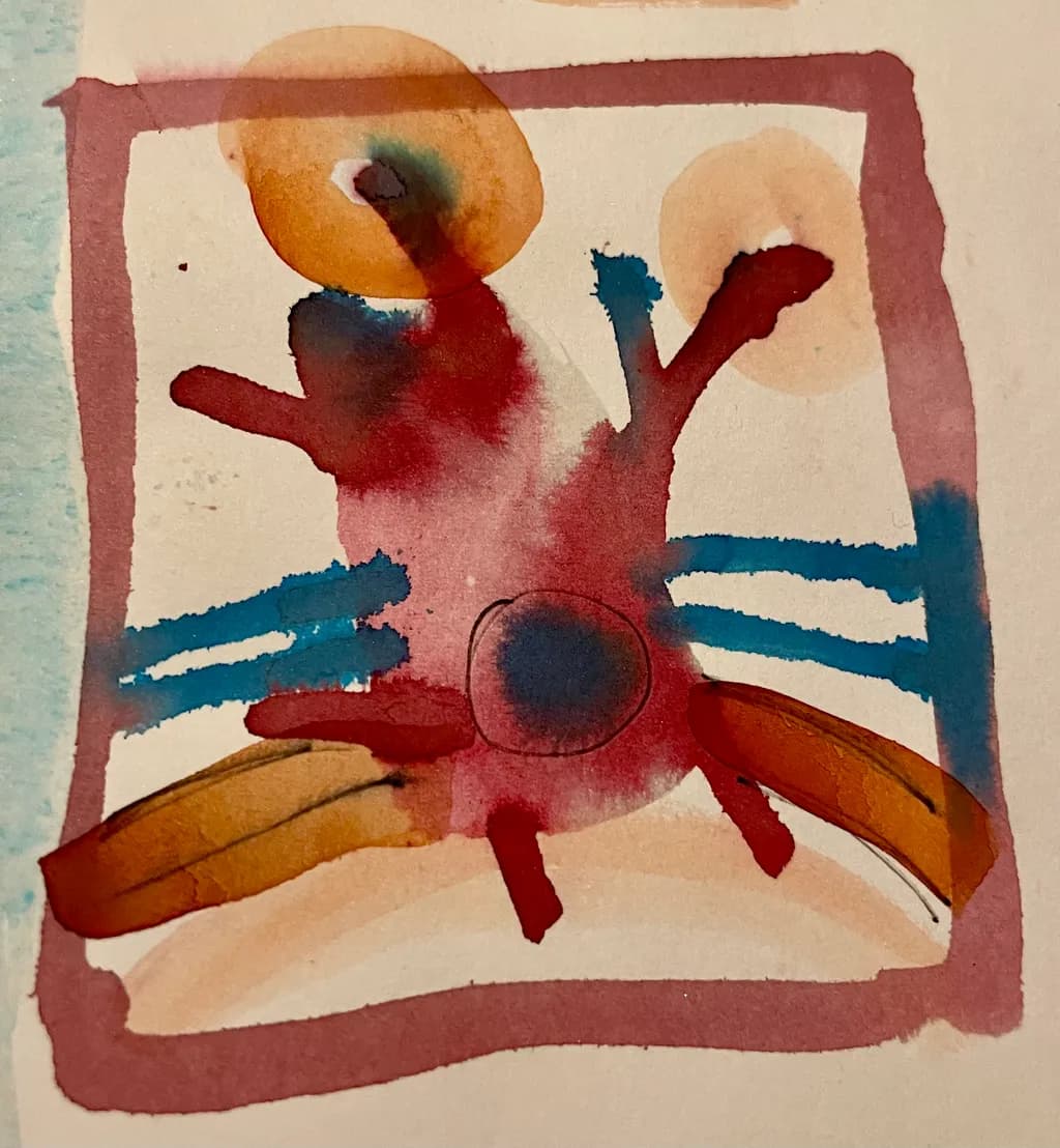 Abstract Figure in Frame