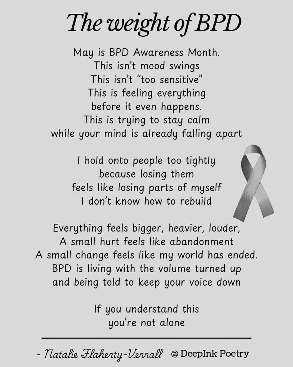 The Weight of BPD
