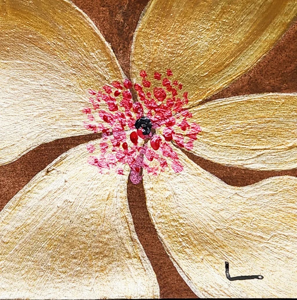 Ivory Flower Ladybug