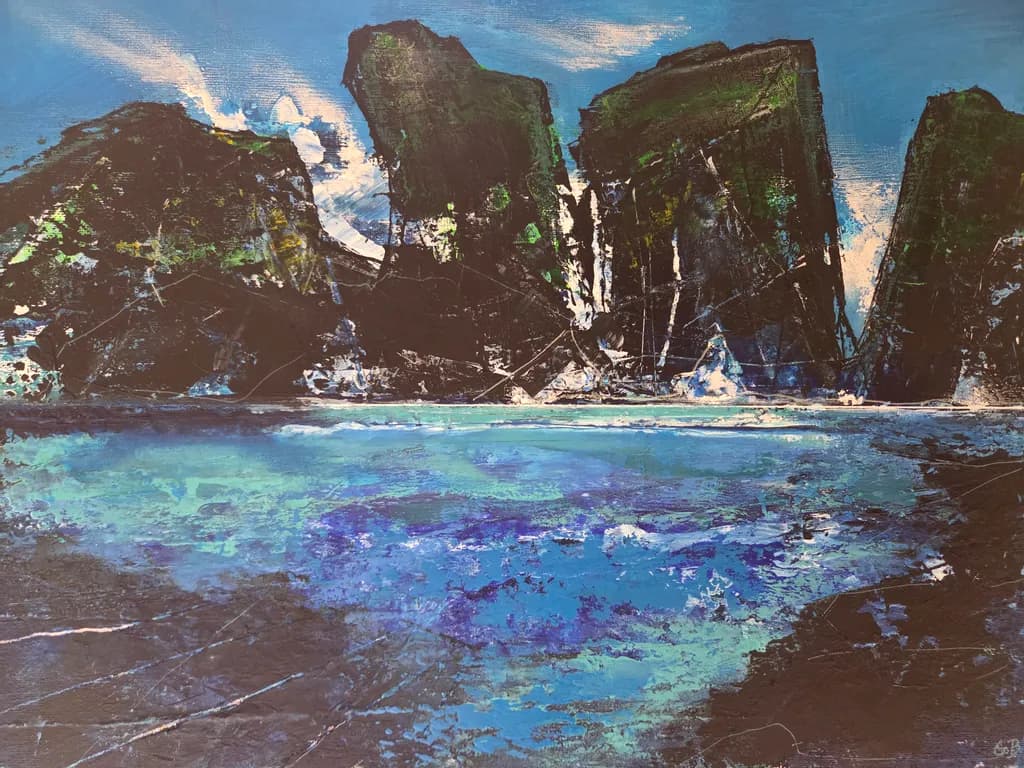 Cliffside Reflection
