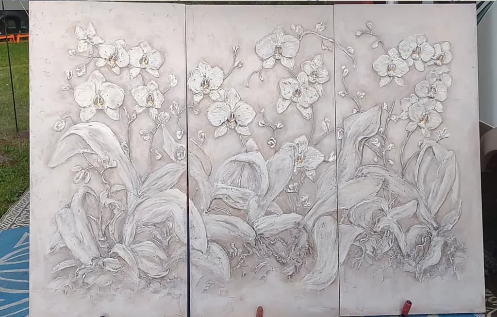 Orchid Relief Trio