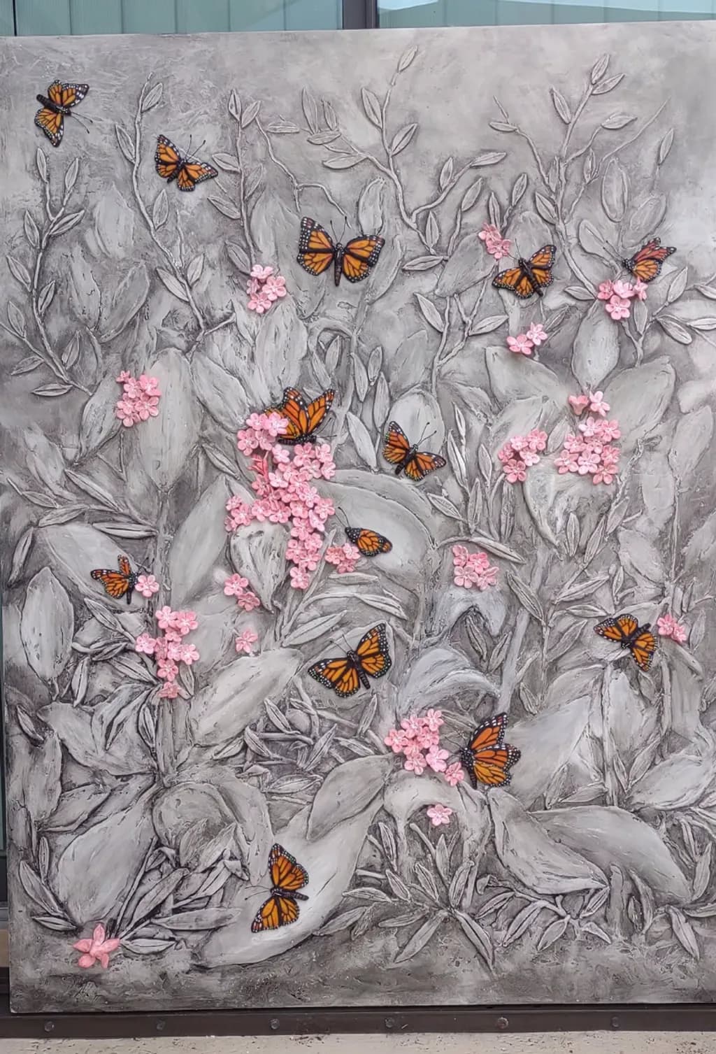 Monarch Garden Relief