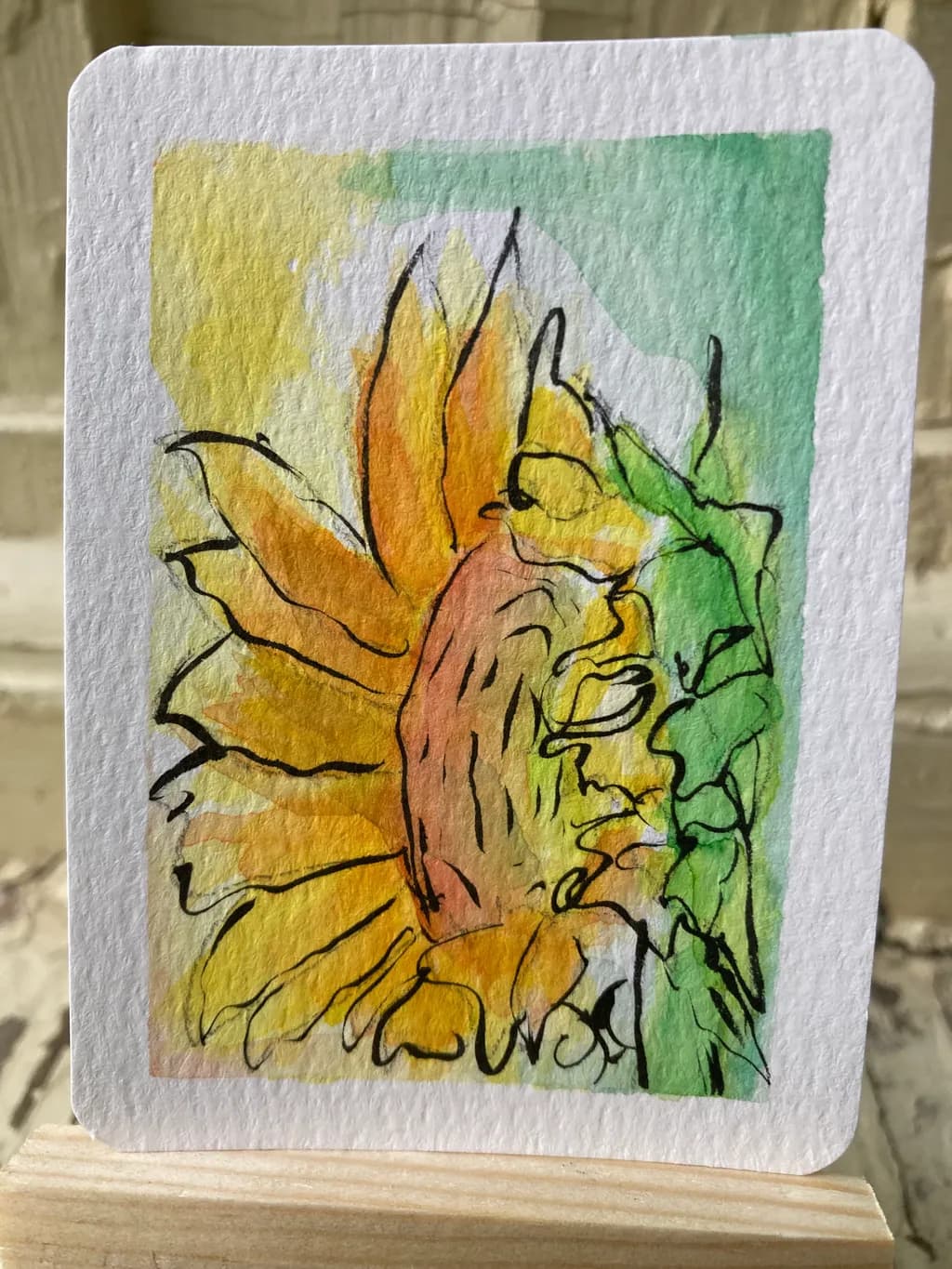 Sunflower Sketch