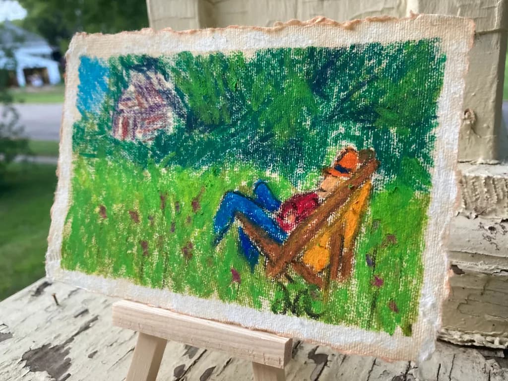 Outdoor Relaxation Portrait