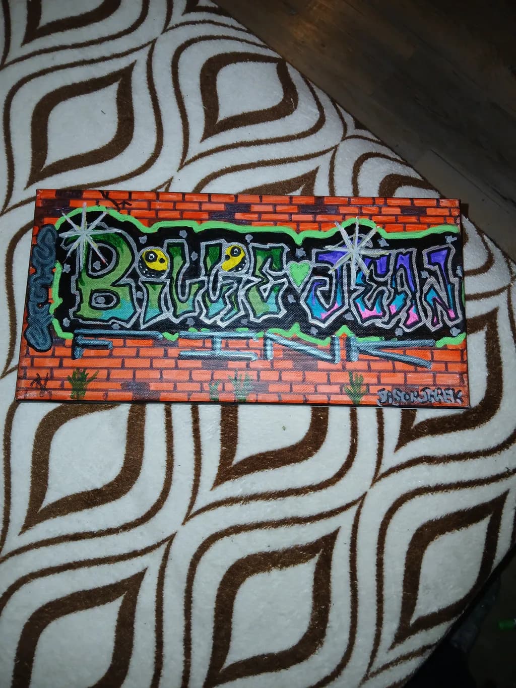 Brick Wall Graffiti