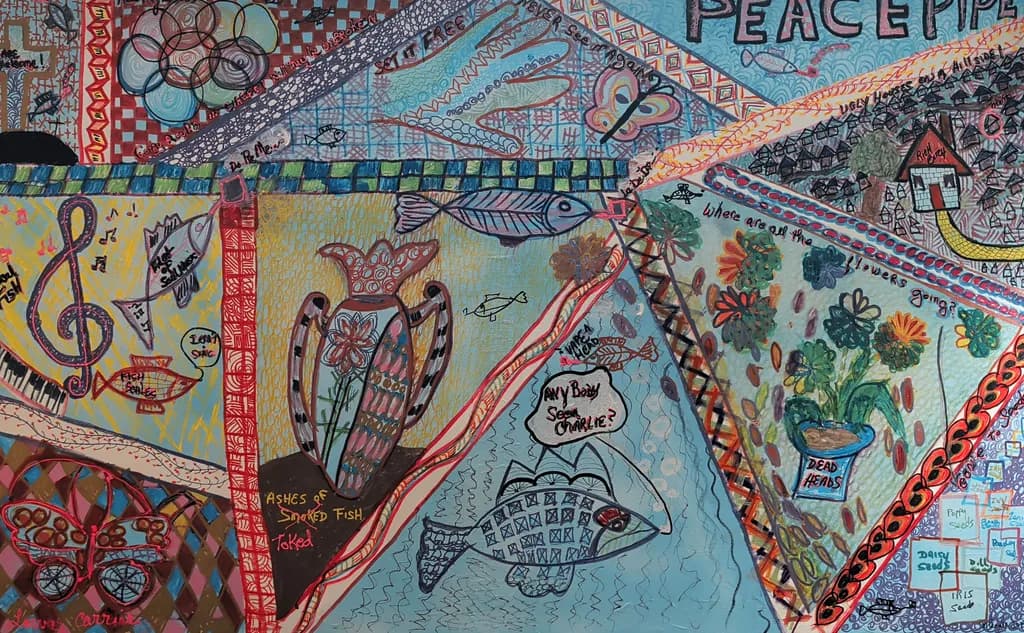 Musical Garden Mural
