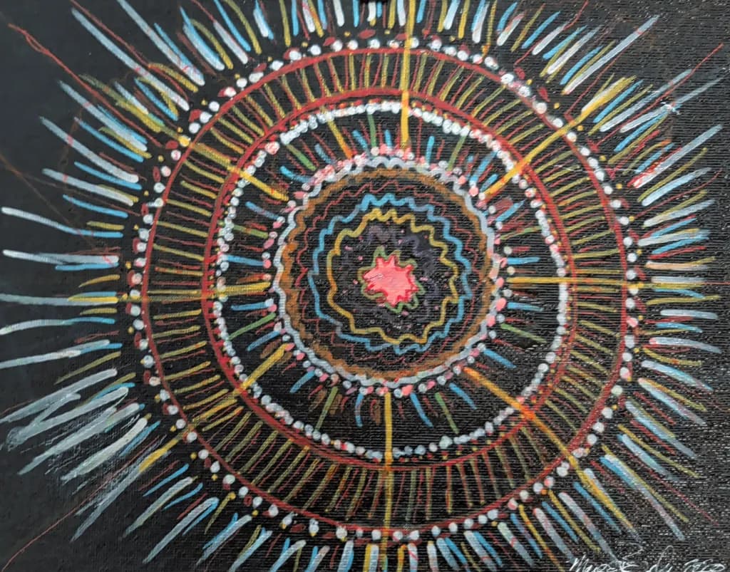 Chromatic Radial Mandala