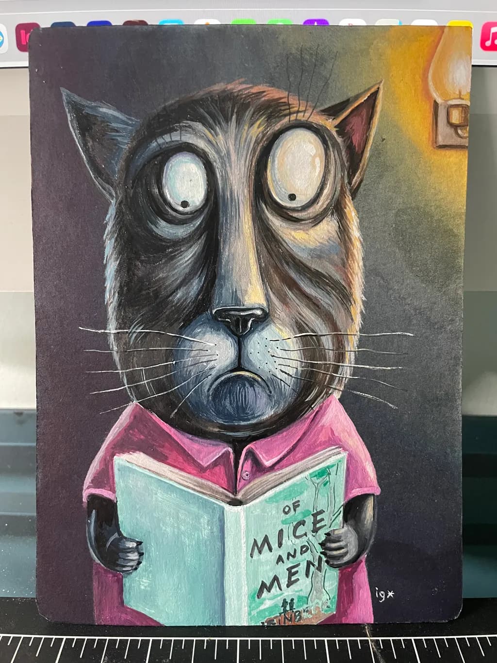 Wide-Eyed Reader