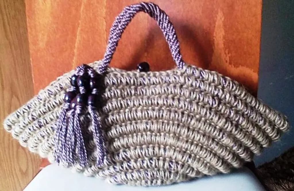 Woven Fan Tote