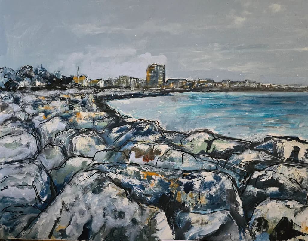 Rocky Shoreline View