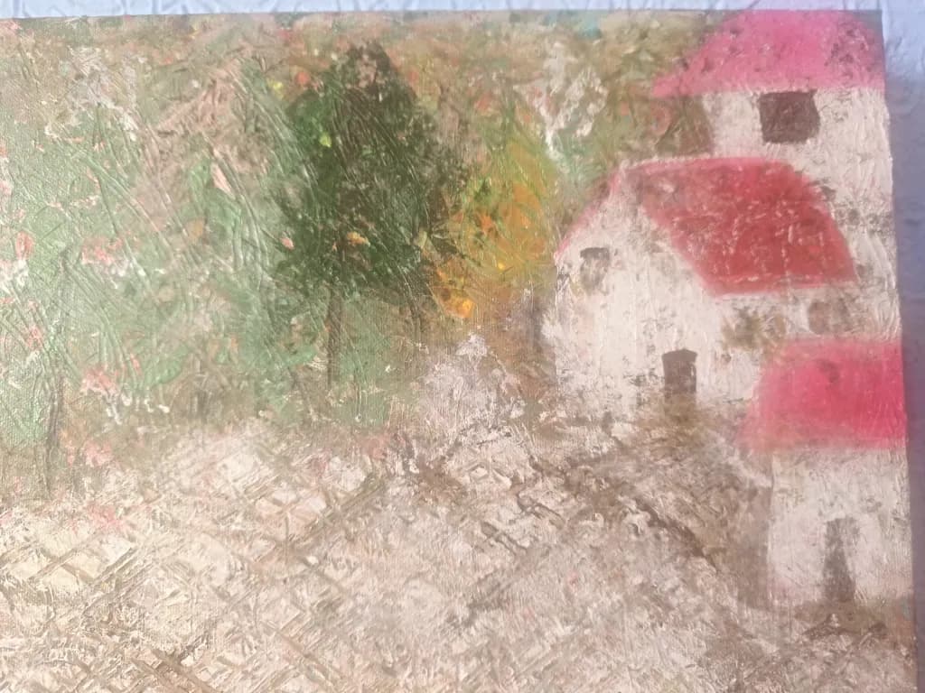 Rustic Village Pathway