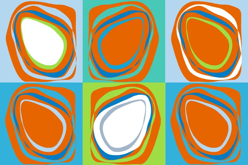 Transition in Space and Color