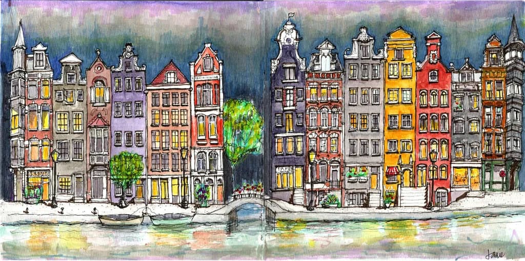 City Canal Reflections