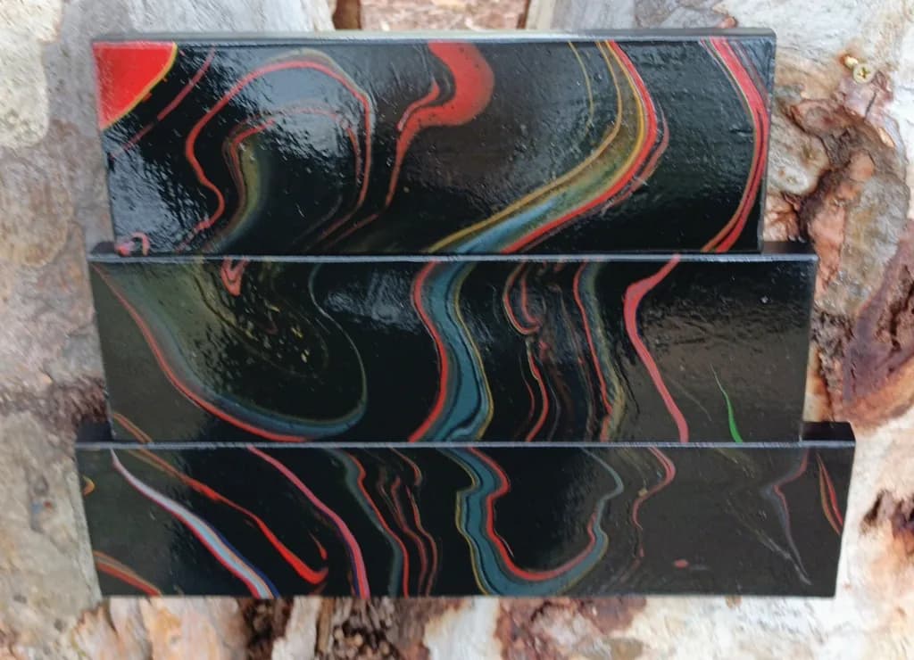 Black Marble Swirl