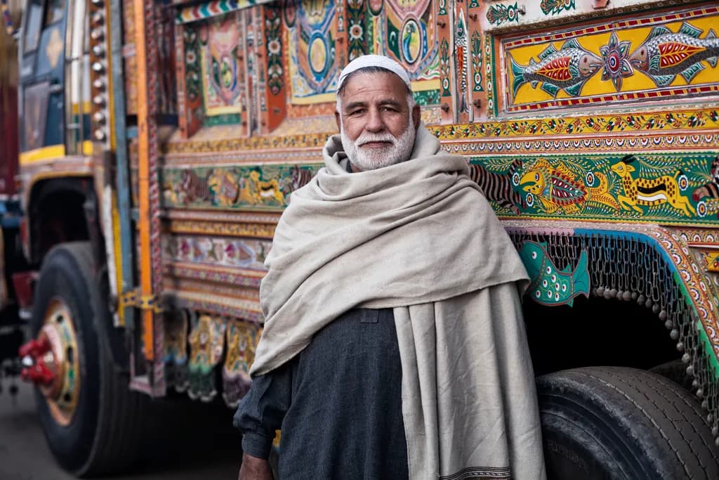 Truck Painter Portrait