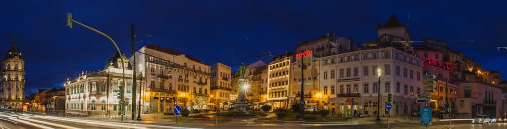 Coimbra Night Panorama