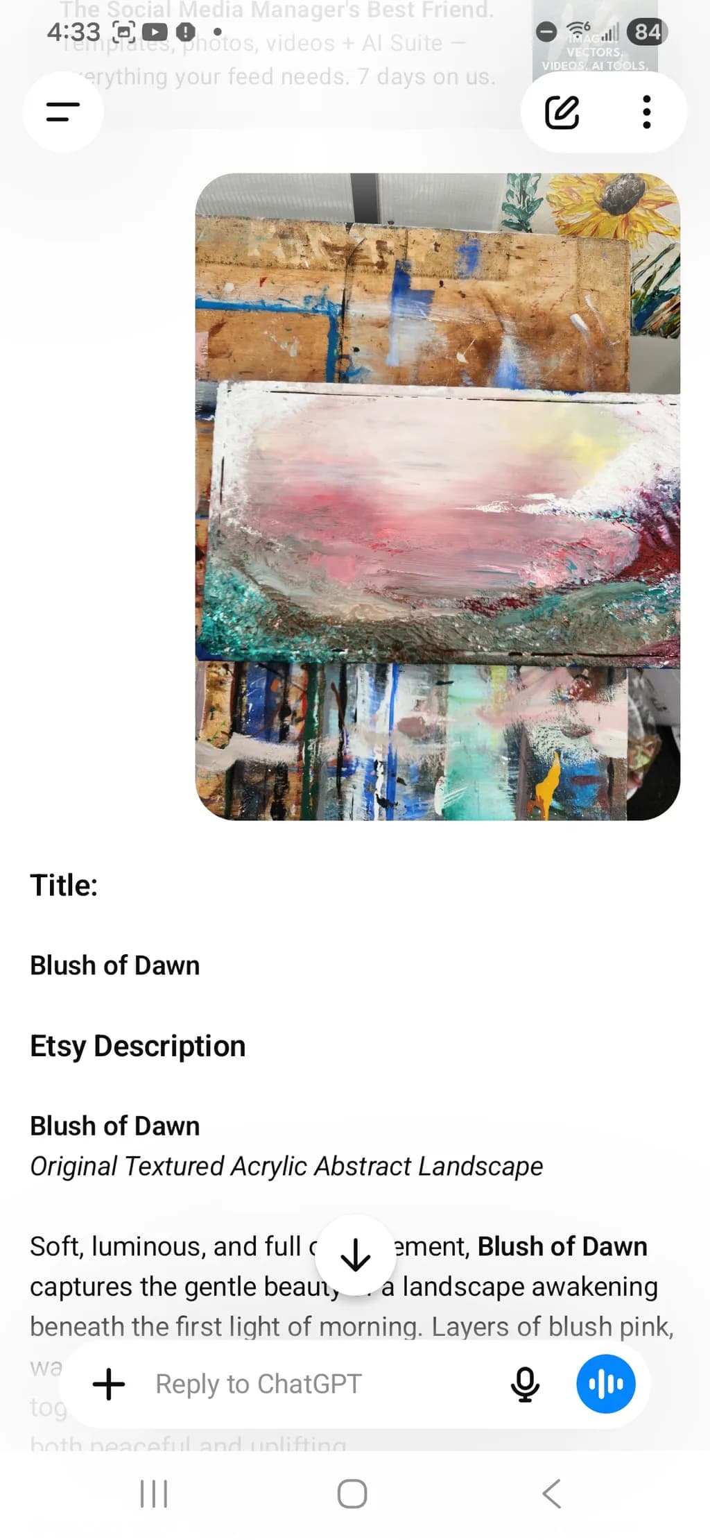 Blush of Dawn