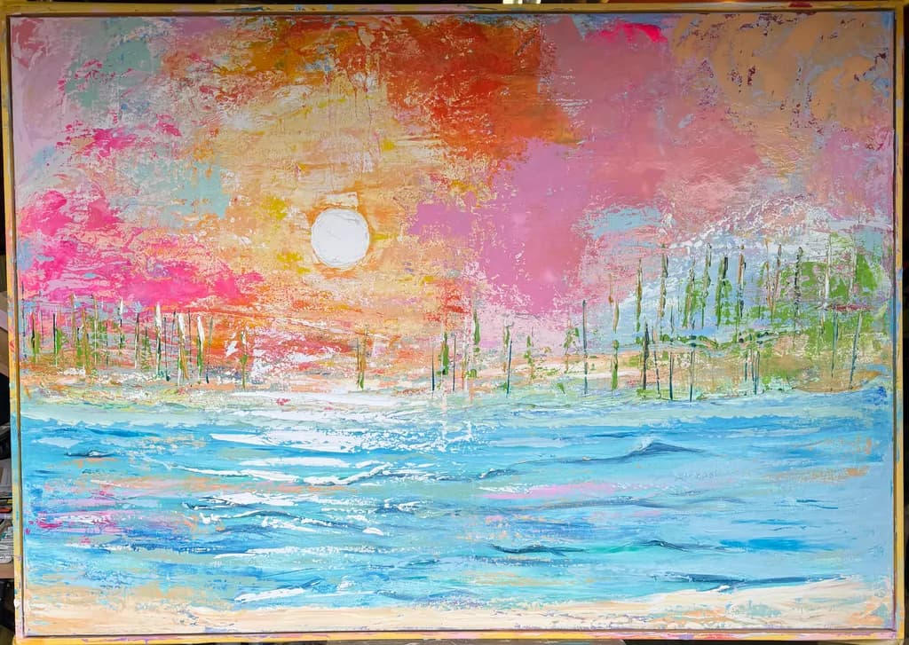 Sunlit Shoreline