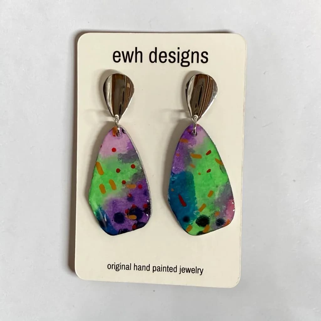 Colorburst Abstract Earrings