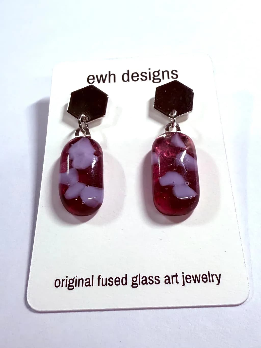 Magenta Fusion Earrings