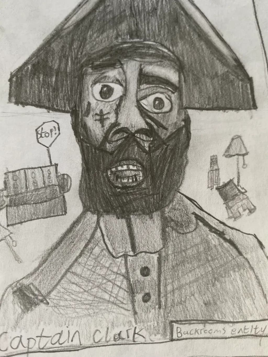 Captain Clark Backrooms Entity