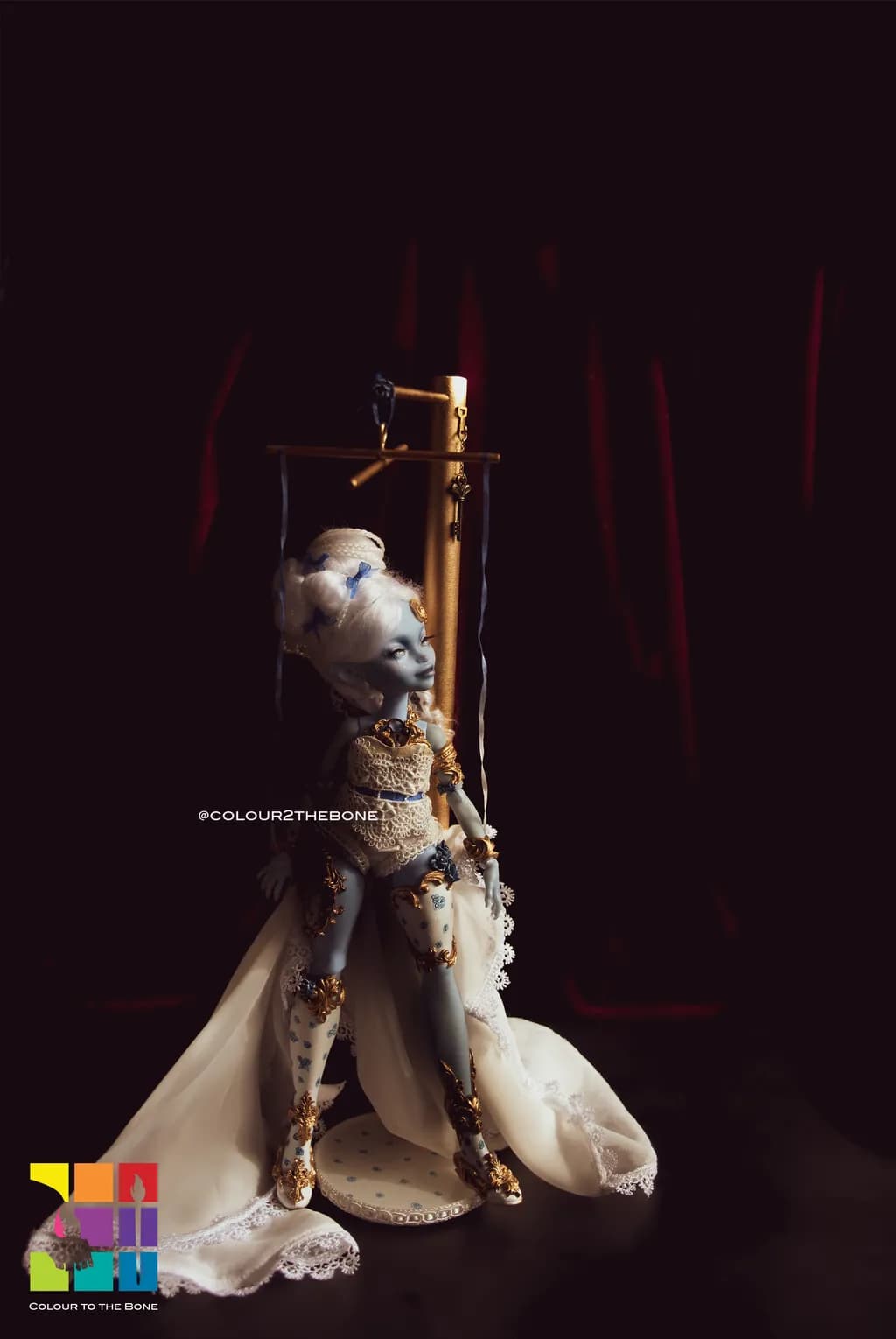 Lace and Gold Marionette