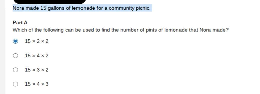 Lemonade Conversion Math
