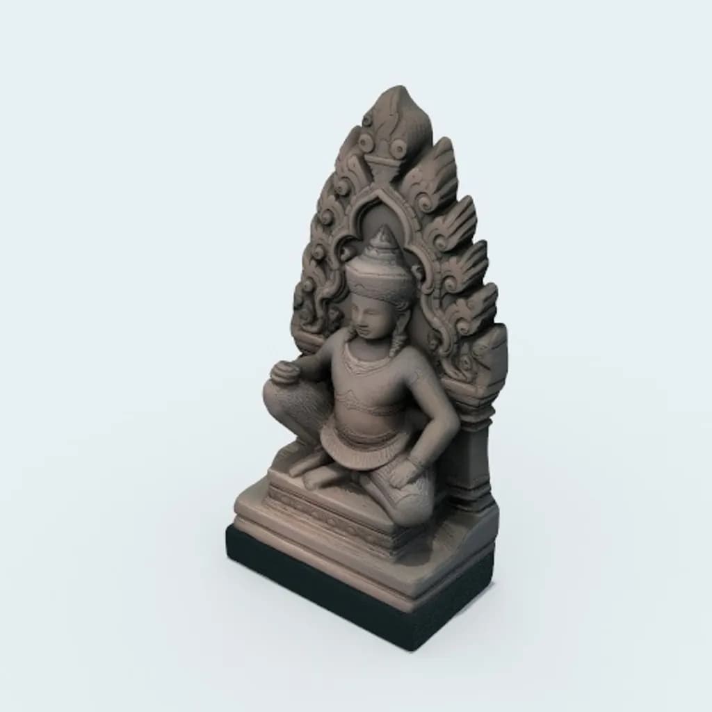Kneeling Guardian Antefix